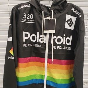 Vintage Style Polaroid Windbreaker